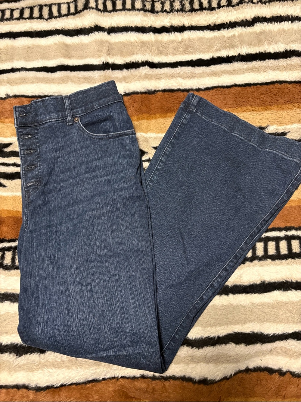torrid Dark Blue High-Rise Wide Leg Jeans